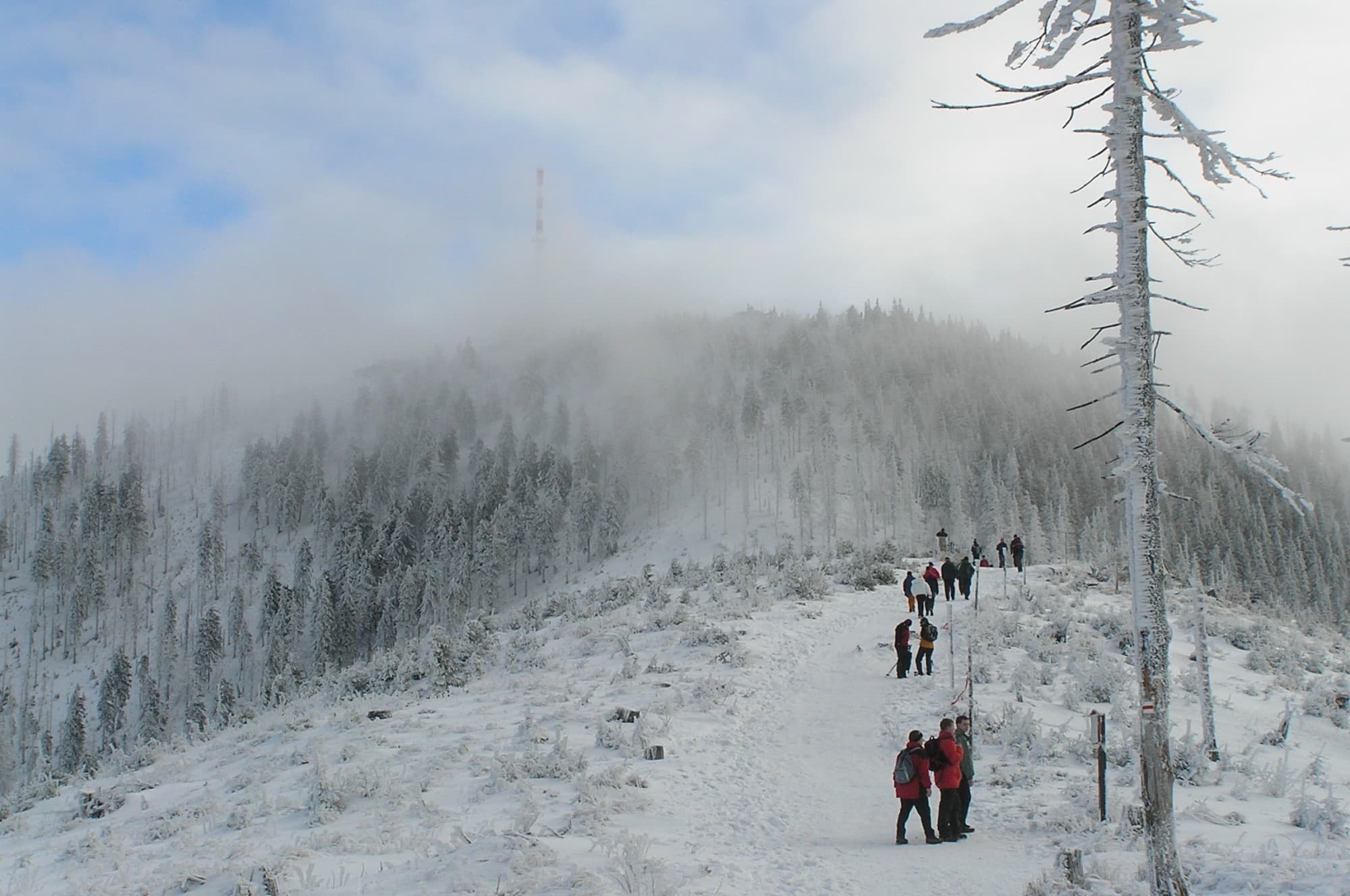 Východ Beskyd, krajina kolem Lučiny
